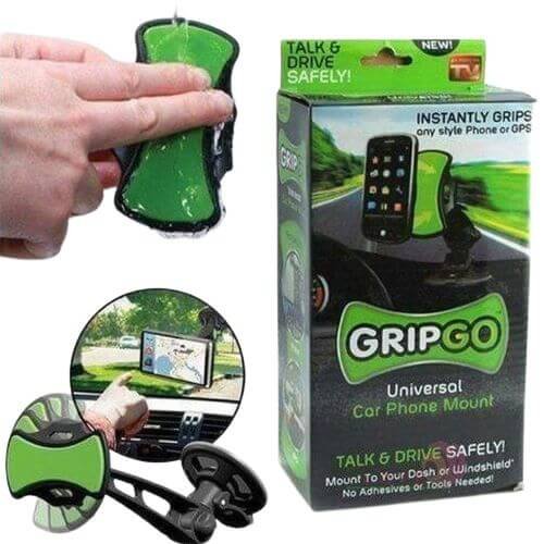 Universal Car Phone Holder Mobile Mount Grip Go