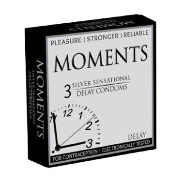Moments Silver Delay Condom